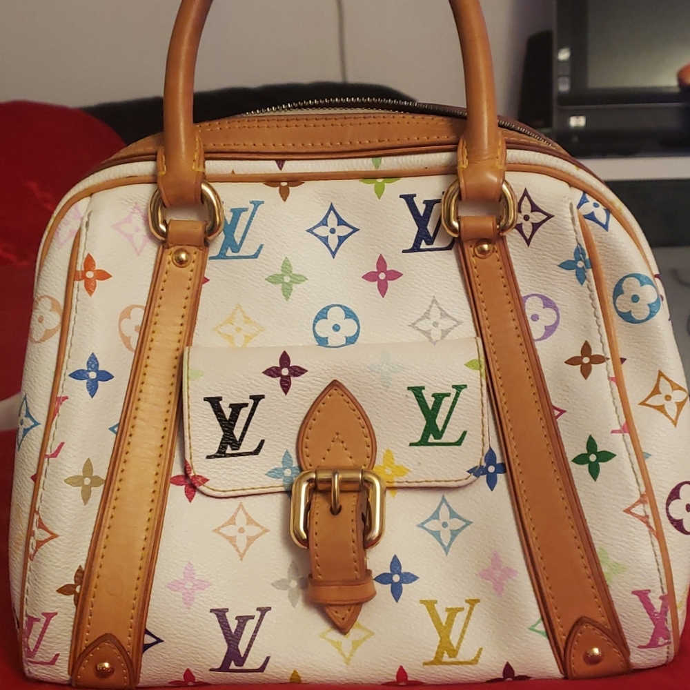 Loius vuitton white priscilla  handbag